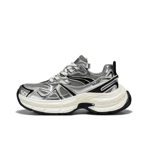 OUBT Износостойкий Легкий Увеличивающий Высоту Низкий Топ Кроссовки с Толстой Подошвой Мужские