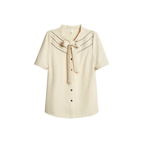 MANBEI Бежевые Женские Рубашки