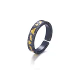 Время Позолоченное Кольцо - Черное