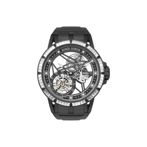 Roger Dubuis Kings Series Автоматический Механический Часы Мужские 45 мм Черепный Циферблат