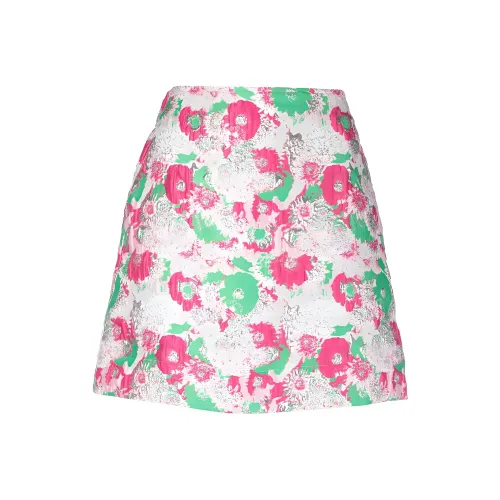 GANNI Многоцветные Женские Повседневные Короткие Юбки