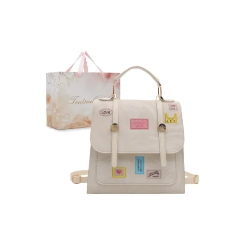 TOUTSEUL YOLO ПУ (полиуретан) Рюкзак Стандартный Женские Белый