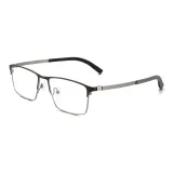 Матовый черный | Металлический-C22 & Защита от синего света, 0 диоптрий, линзы