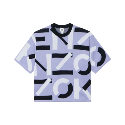 KENZO Т-рубашка с оборванным плечевым швом женская многоцветная