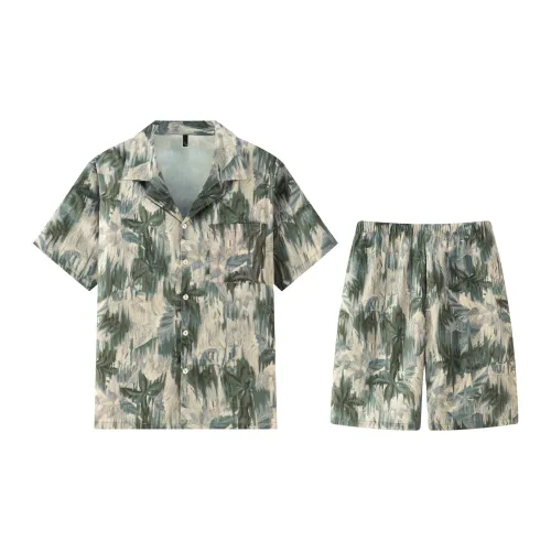 Gongdie Зеленый Мужской Пижамный Комплект