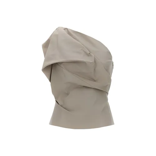 RICK OWENS Бежевые Женские Т-рубашки