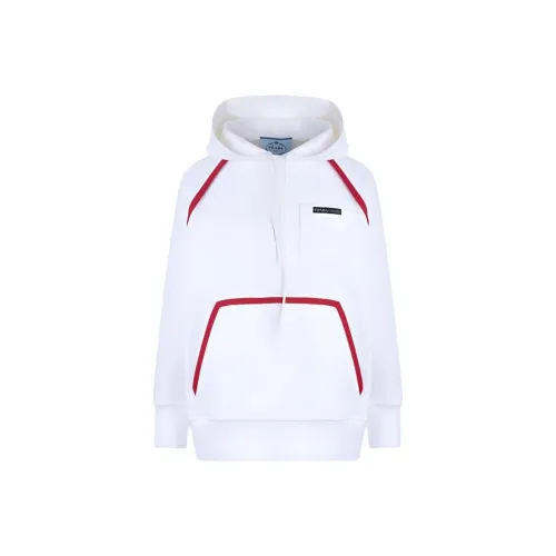 PRADA Белый Женские Свитшоты