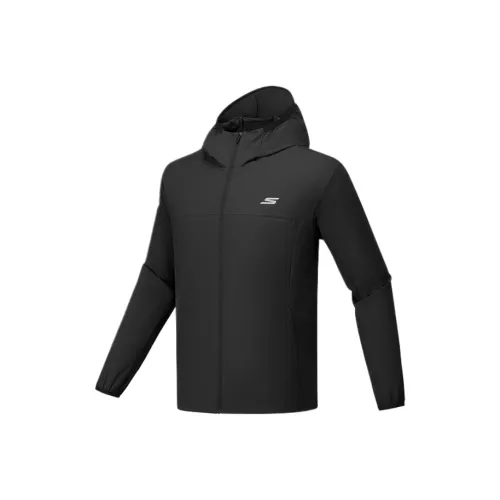 Skechers Comfort Sports Series Угольный Черный 0018 Мужские Куртки