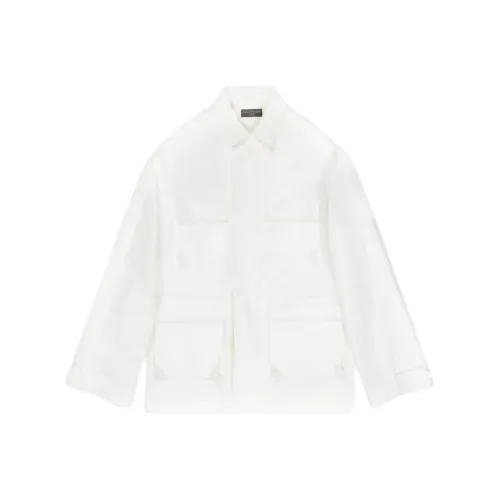 Balenciaga FW22 Куртки и пальто свободный крой унисекс белый