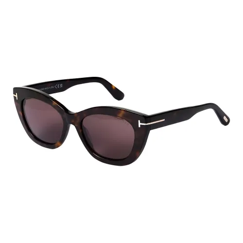 TF Пластиковая оправа Нерегулярная форма Солнцезащитные очки Унисекс Черепаховый