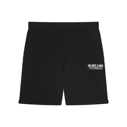 Helmut Lang Повседневные шорты Мужские Черные
