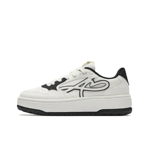 ANTA Clear Breeze Покрытие Амортизация Низкий Топ Скейтборд Кроссовки Женские Белые