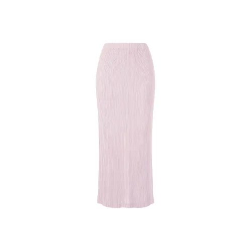 ISSEY MIYAKE Светло-фиолетовый Женские Повседневные Длинные Юбки