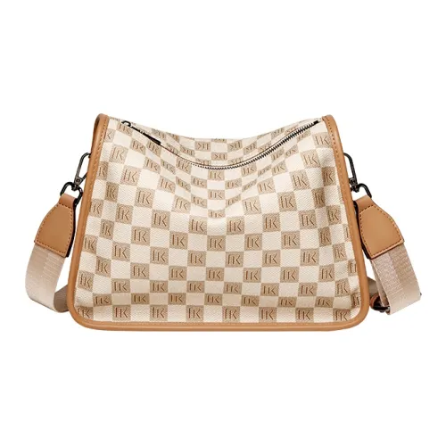 Narandu PVC с синтетической кожей сумка на плечо стандартная женская бежево-желтый хаки