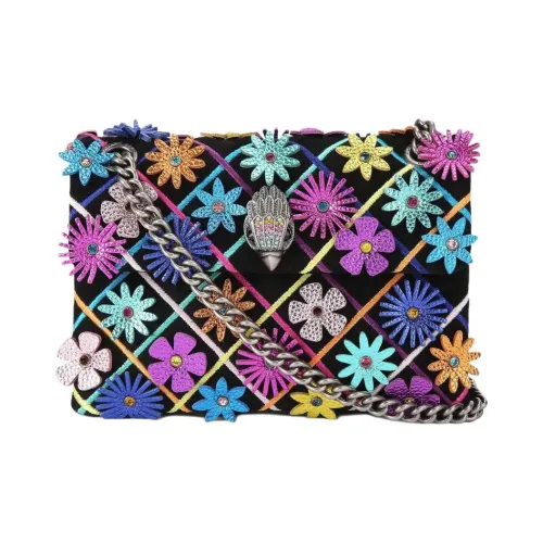 Kurt Geiger London Kensington Телячья кожа Сумка через плечо Сумка на плечо Мини Женская Черная