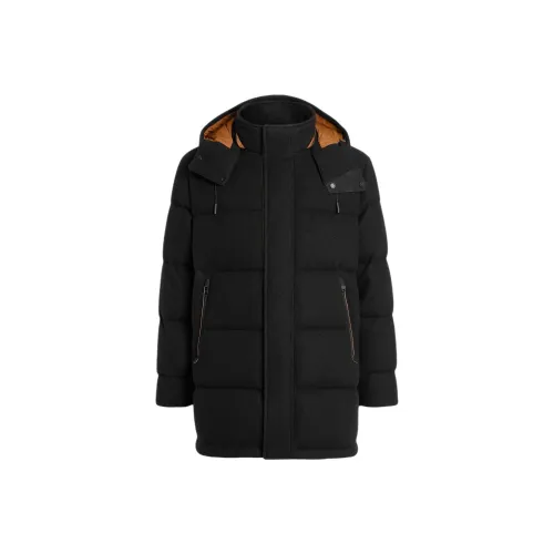 Ermenegildo Zegna Черный Мужской Пуховик