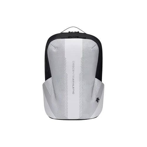 DESCENTE Training Series Рюкзаки Вязаная модель Жаккард Белый Мужской