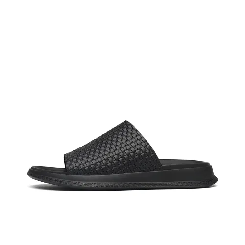 HUITE Ткани вязаные Слипоны Мужской Черный