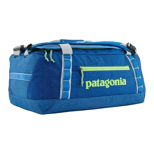 Рюкзак сумка и дорожная сумка Patagonia из переработанного полиэстера с TPU унисекс матовый контейнер синий