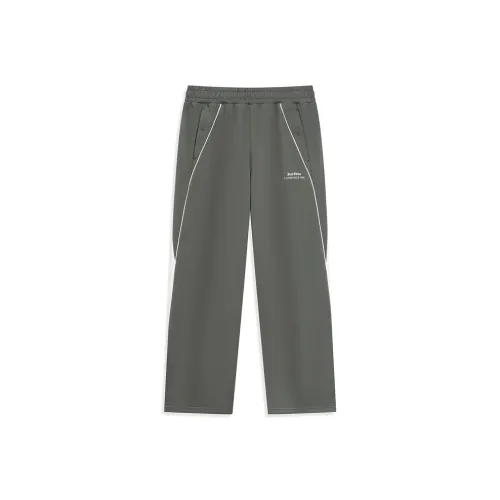 XTEP Sports Life Collection Вязаные тренировочные штаны унисекс керамический серый