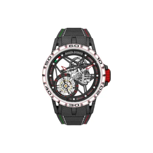 Roger Dubuis Kings Series Мужские часы Механизм с ручным заводом Черепный циферблат Титановый сплав Корпус часов