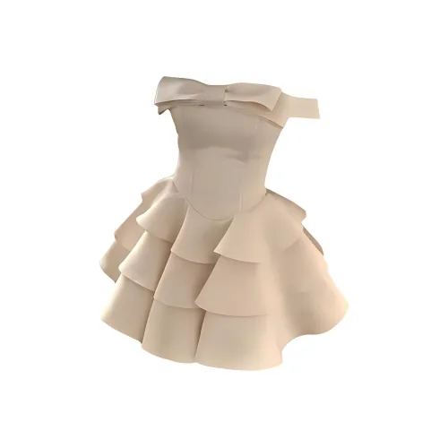 BIFH Белые Женские Платья без рукавов