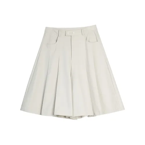 ELLE Светло-серые Женские Повседневные шорты