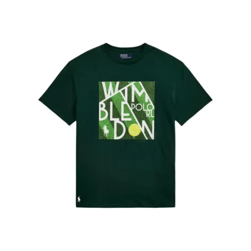 Polo Ralph Lauren x Wimbeldon T Рубашка Мужская Зеленая