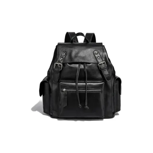 Ace Paul Рюкзак из коровьей кожи стандартный унисекс черный