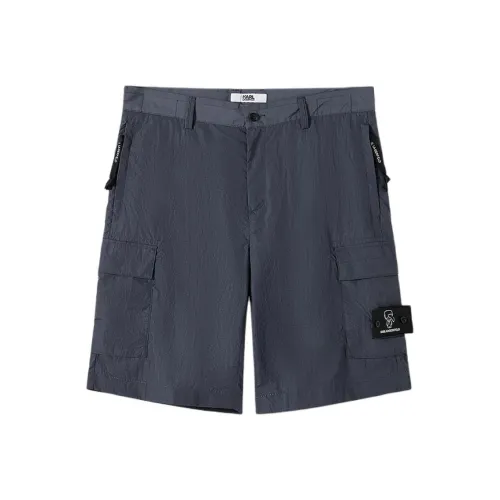 Karl Lagerfeld SS25 Повседневные шорты Мужские Темно-серые