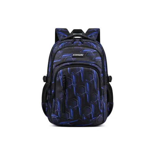 EDISON Nylon Рюкзак Студенческий Рюкзак Детский Синий Фиолетовый