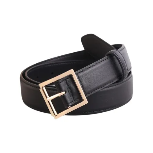 Yamaichi Maru Ремни из крупнозернистой текстуры коровьей кожи женские 3 см