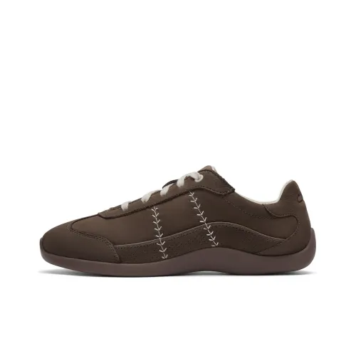 Clarks Casual Низкий Топ Шоколад 261852494 Женские