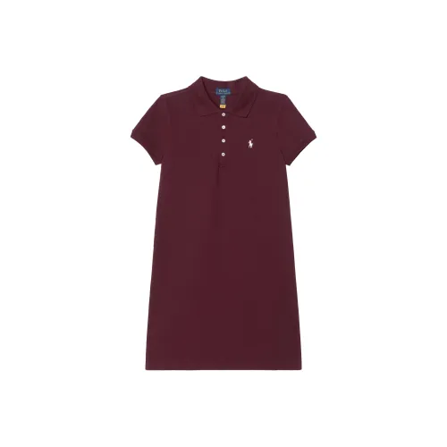 Polo Ralph Lauren Платье SS24 Бургунди Детское