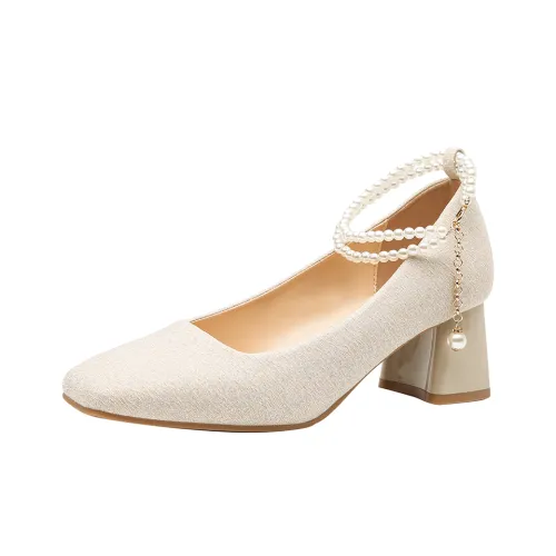 GOSO Высокие каблуки Женские Абрикос