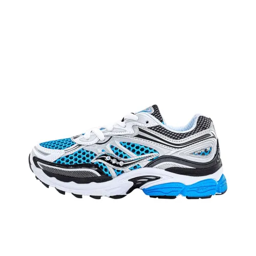 Saucony ProGrid Omni ALL IN 9 Детские беговые кроссовки Низкий верх Синий Белый Черный Kids