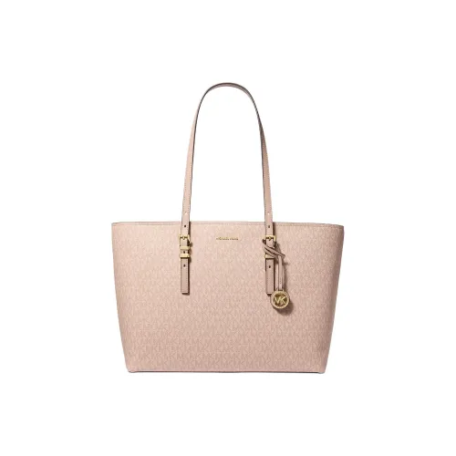 MICHAEL KORS Покрытый холст Тоут Сумка Сумка для покупок Сумка Большая Женская Розовая