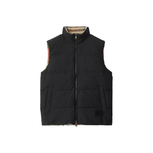Burberry Черный Мужской Пуховый жилет