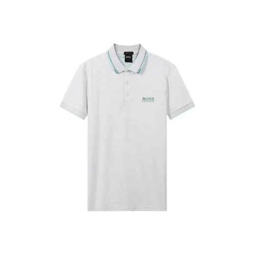 Hugo Boss SS22 Поло Мужское Светло-Серое