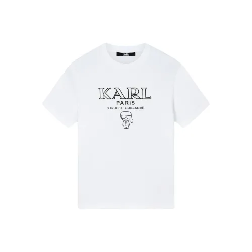 Karl Lagerfeld T-Shirt Мужской Белый