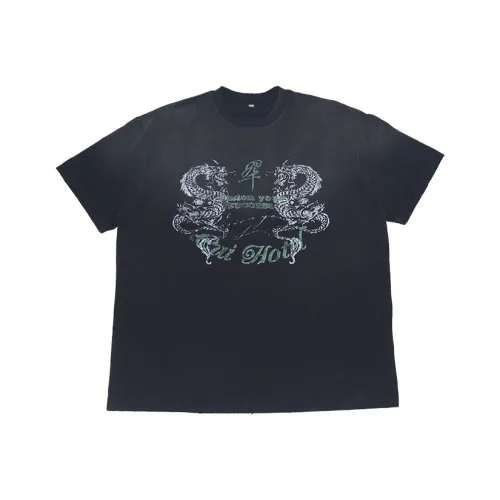 TREMINAL Черная унисекс футболка T