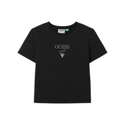 GUESS Темно-серые Женские Футболки