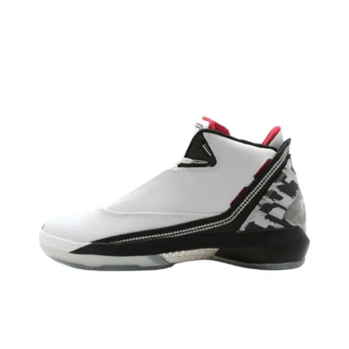 Jordan Air Джордан 22 Устойчивый к истиранию MID Топ Детские Баскетбольные кроссовки Белый черный Подростки