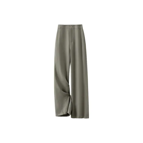 IHIMI Асфальтовый серый Зеленый Женские Повседневные брюки