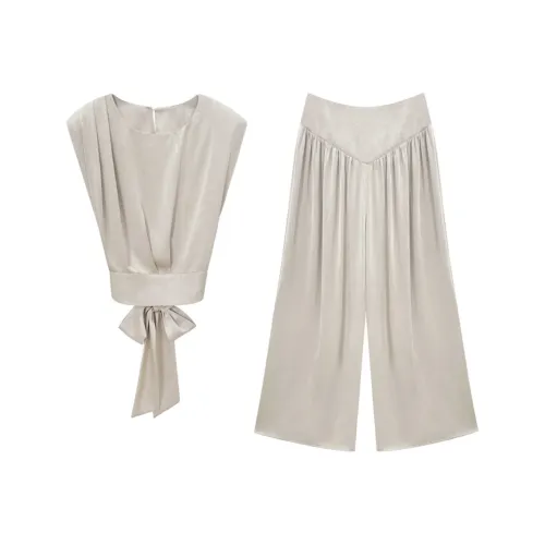 POPO.INFO Абрикос Женские Повседневные костюмы