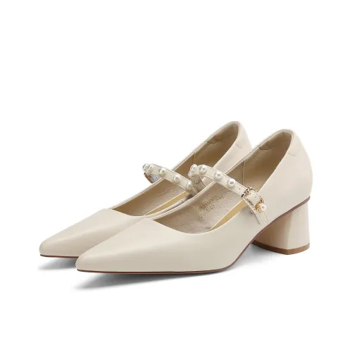 D Fuse SCANDINAVIA Грубый каблук Туфли Мэри Джейн Женские