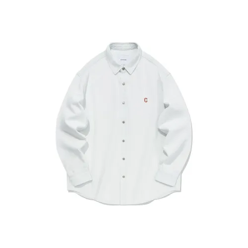 COVERNAT Белая унисекс рубашка