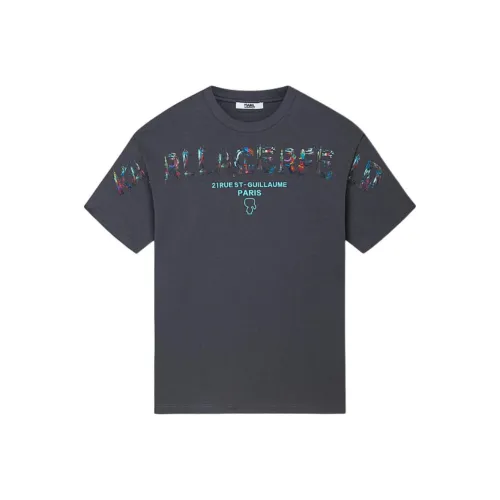 Karl Lagerfeld T-Shirt Мужской Темно-Серый