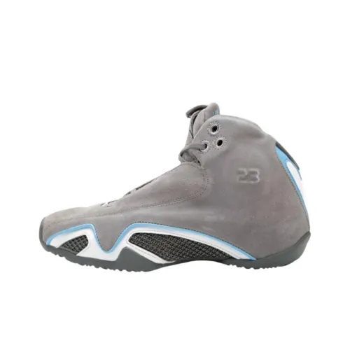 Jordan Air Джордан 21 Устойчивый к истиранию MID Топ Детские Баскетбольные кроссовки Светло-серый Подростки