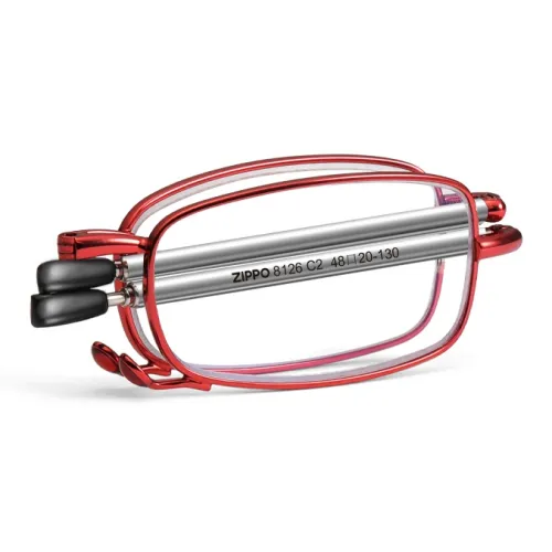 ZIPPO Нержавеющая сталь Прямоугольный Функциональные очки Женские Красный